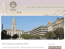 Tablet Screenshot of hotelchique.com